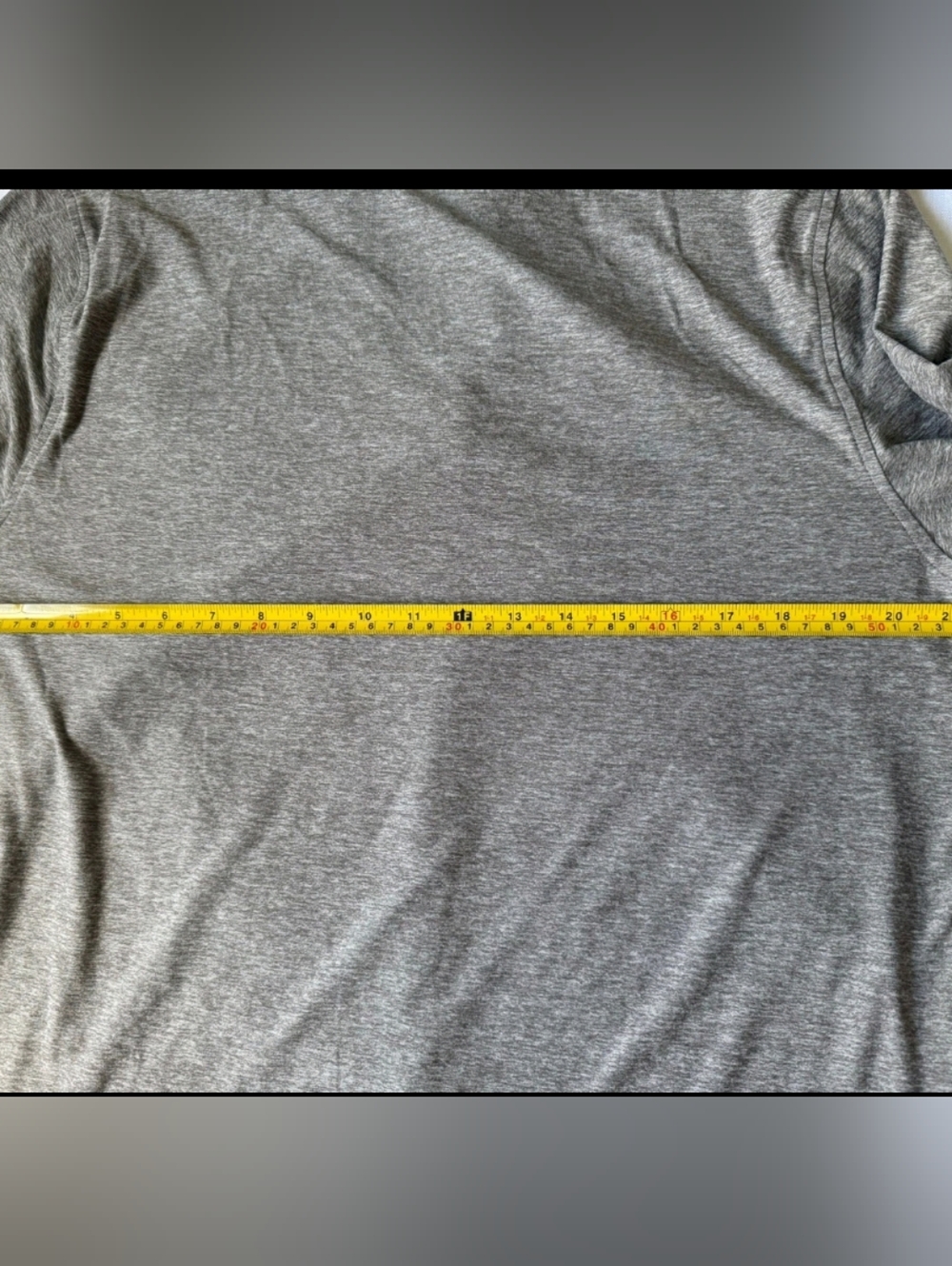 Vuori Strato Tech Long Sleeve Tee Men’s Large Heather Gray UltraSoftPerformance - Picture 7 of 7
